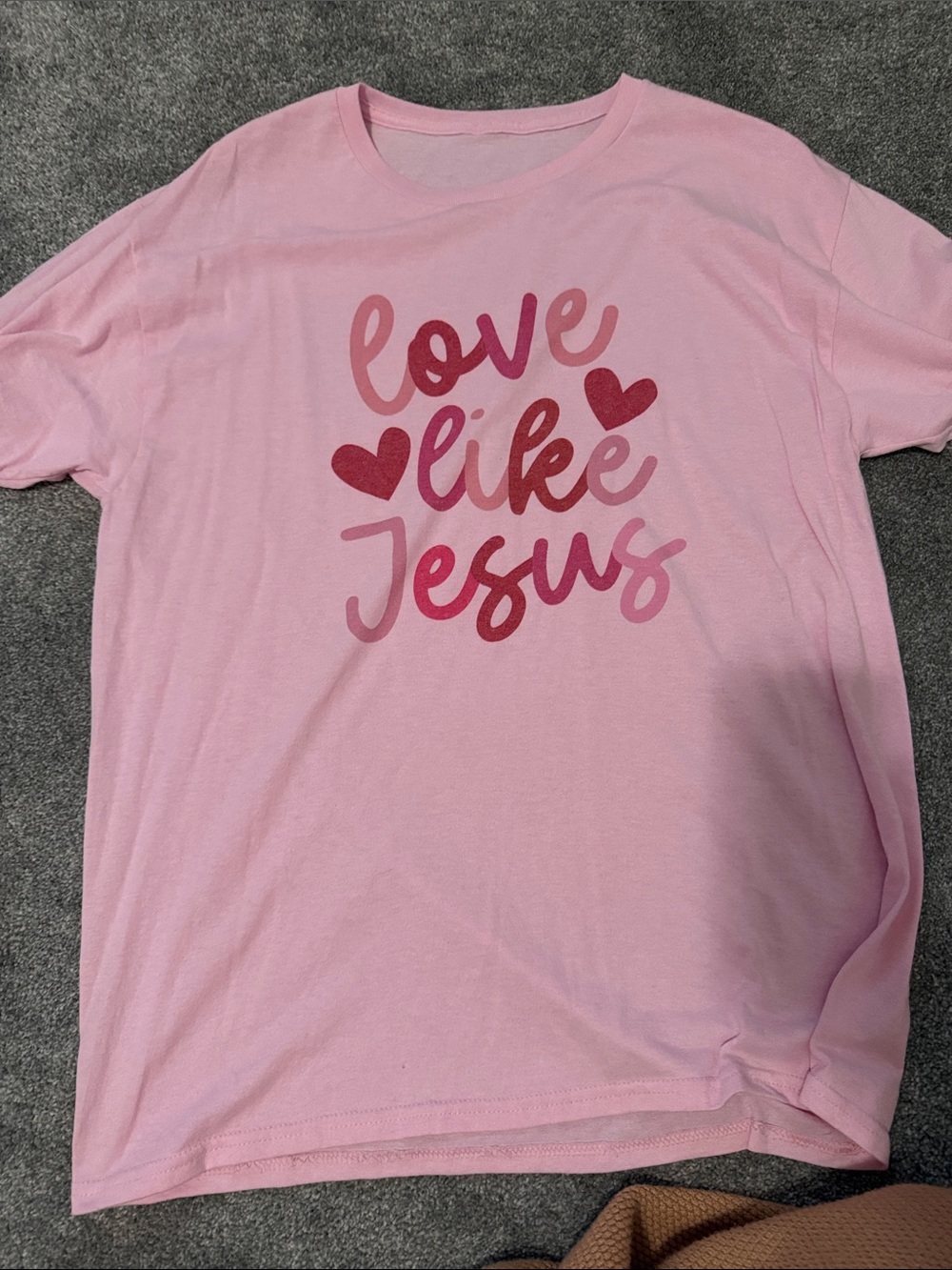Love Like Jesus Pink Tee